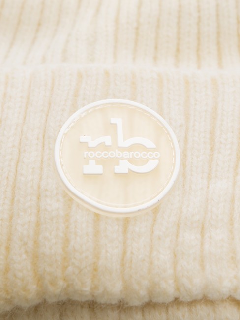 PON PON Șapcă cu manșetă alb - Căciuli