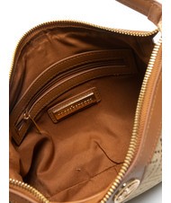 ROCCOBAROCCO FRIDA Geantă din material jacquard la subrat natural - Genți femei - 5