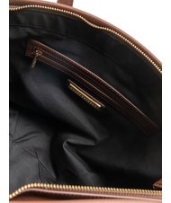 ROCCOBAROCCO FRIDA Geanta de cumparaturi din material jacquard ciocolată - Genți femei - 5