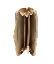 ROCCOBAROCCO BRIGITTE Fermoar mare &icirc;n jurul portofelului bronzat - Portofele femei - 2