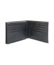 ROCCOBAROCCO ROUND Portofel din piele cu clapă albastru - Portofele bărbați - 3