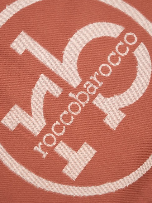 RB Eșarfă cu logo peste tot Burgundia - Eșarfe