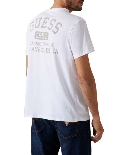 BSC CLASSIC Tricou din bumbac alb purpuriu - tricou