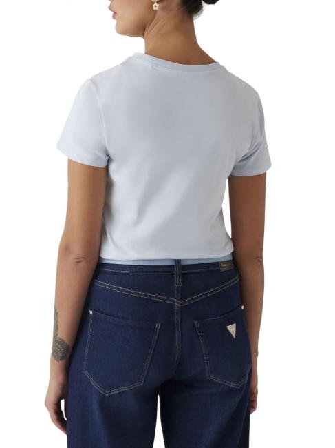 SS SCRIPT LACE LOGO EASY  Tricou din bumbac albastru căilor respiratorii - tricou