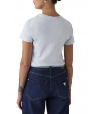 GUESS SS SCRIPT LACE LOGO EASY  Tricou din bumbac albastru căilor respiratorii - tricou - 2