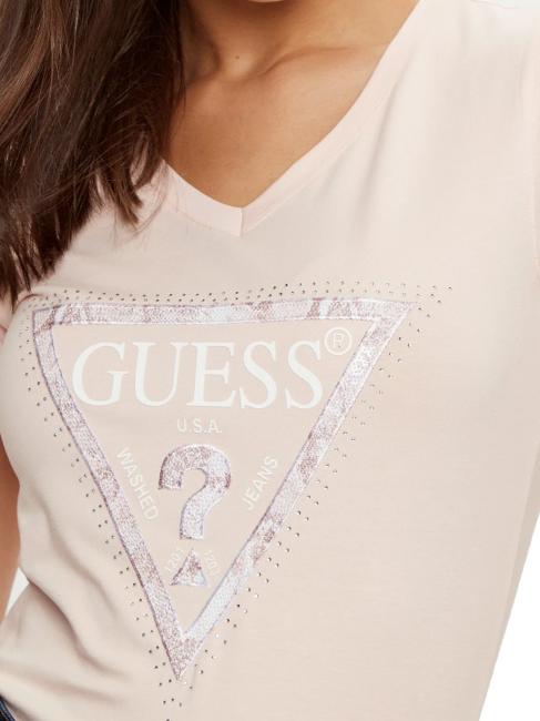 SS VN PYTHON TRIANGLE Tricou cu maneca scurta roz moale - tricou