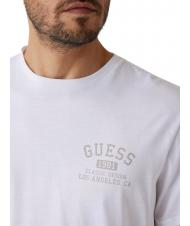 GUESS BSC CLASSIC Tricou din bumbac alb purpuriu - tricou - 3