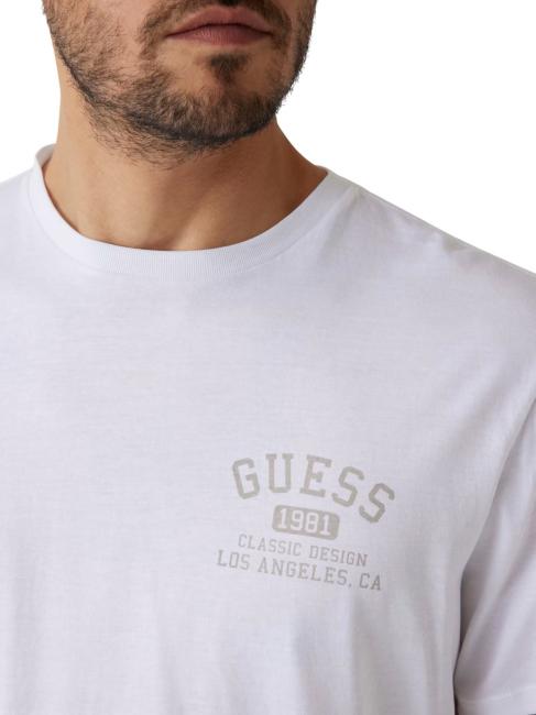 BSC CLASSIC Tricou din bumbac alb purpuriu - tricou