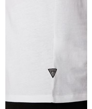 GUESS SS BSC VELVET LOGO  Tricou din bumbac alb purpuriu - tricou - 4