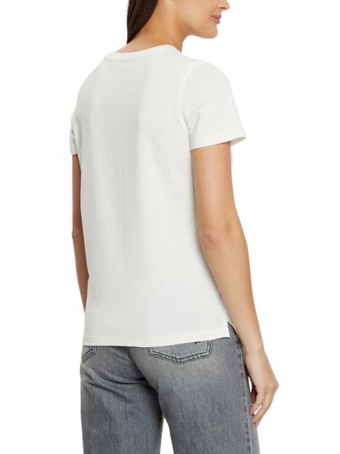 SS CN PYTHON Tricou din bumbac cremwhi - tricou