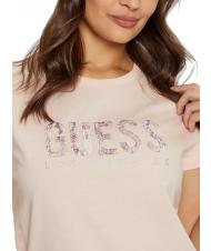 GUESS SS CN PYTHON Tricou din bumbac roz moale - tricou - 3