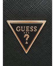 GUESS SAFFIANO Geanta cosmetice  BLACK - Genți plic și truse - 4