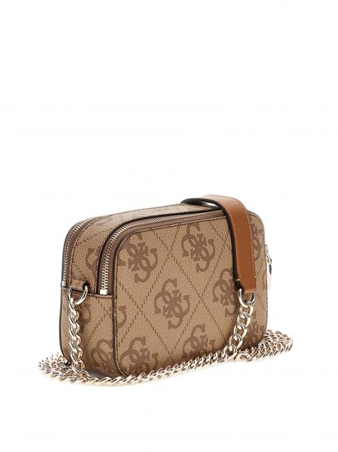 IZZY Geanta foto cu doua fermoare LOGO LAPTE - Genți femei