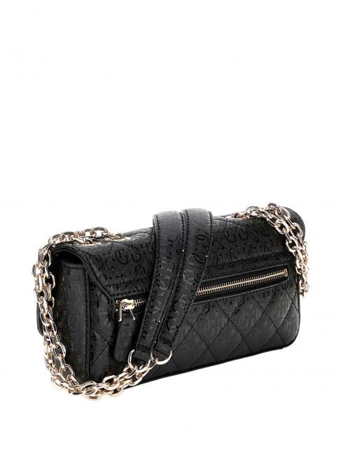 BESSEY Geanta convertibila cu clapa BLACK - Genți femei