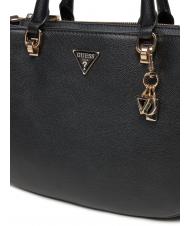 GUESS FEDORA Geantă de mână cu curea de umăr BLACK - Genți femei - 3