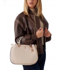 GUESS FEDORA Geantă de mână cu curea de umăr BLACK - Genți femei - 5