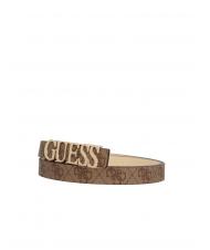 GUESS ZAMIRA Cureaua cu logo metalic LOGO LAPTE - Curele - 2