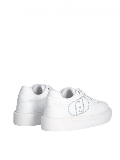 KYLIE 32 Pantofi sport cu sigla bijuterie alb - Pantofi femei