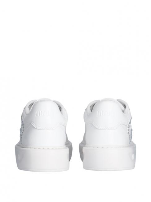 KYLIE 32 Pantofi sport cu sigla bijuterie alb - Pantofi femei