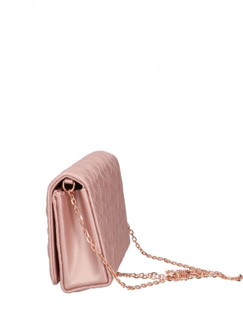 QUILTED Poșetă cu curea de umăr din lanț pudra - Genți femei