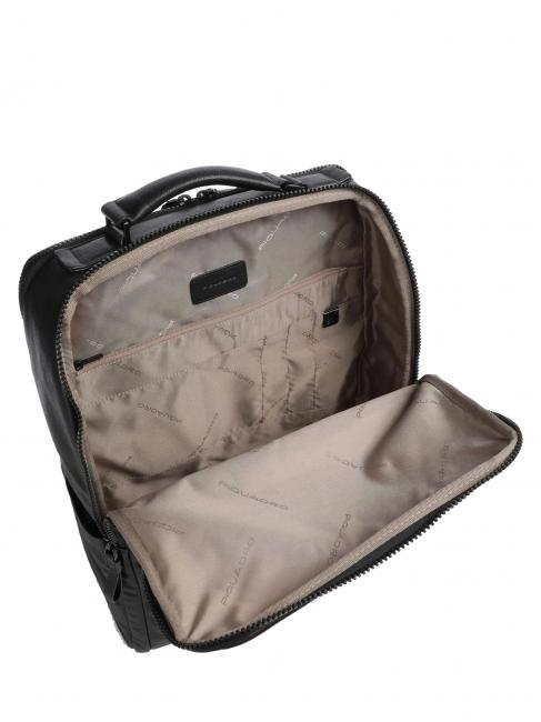 HARPER Rucsac din piele pentru laptop de 15,6". negru - Rucsacuri pentru laptop
