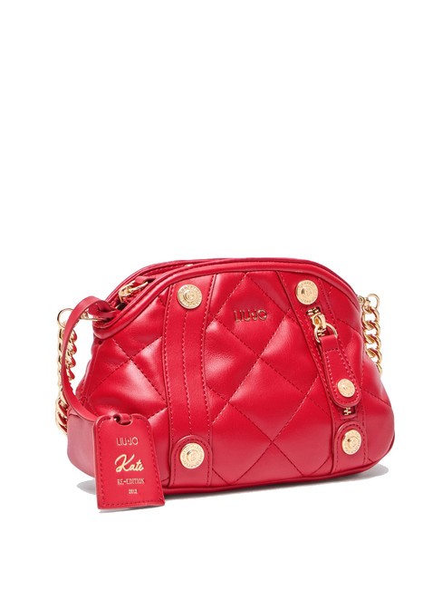 KATE Geantă mică de umăr matlasată roșu pompeian - Genți femei