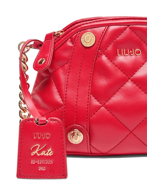 KATE Geantă mică de umăr matlasată roșu pompeian - Genți femei