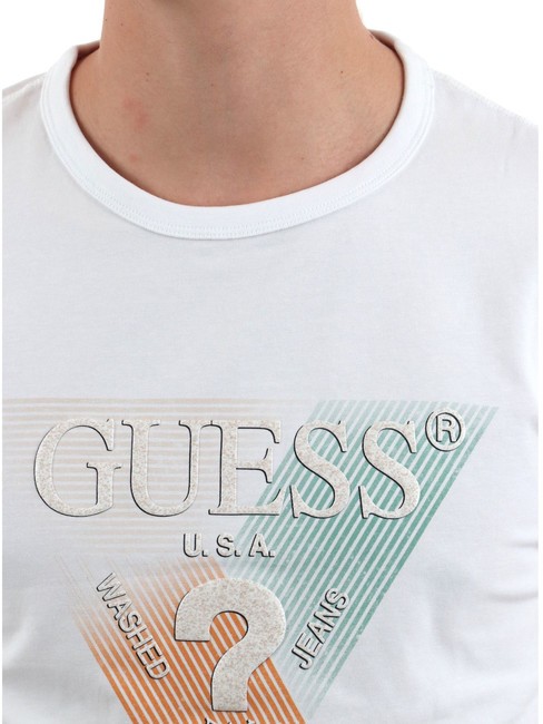 SS CN TRIANGLE Tricou cu maneca scurta alb purpuriu - tricou