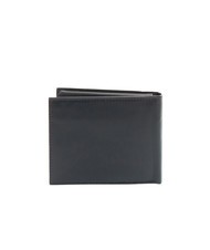 ROCCOBAROCCO PLAIN Portofel din piele cu clapă și portmoneu albastru - Portofele bărbați - 4