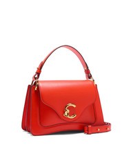 COCCINELLE C-ME CALF COCKER Geanta mica din piele cu bareta de umar gazpacho - Genți femei - 2