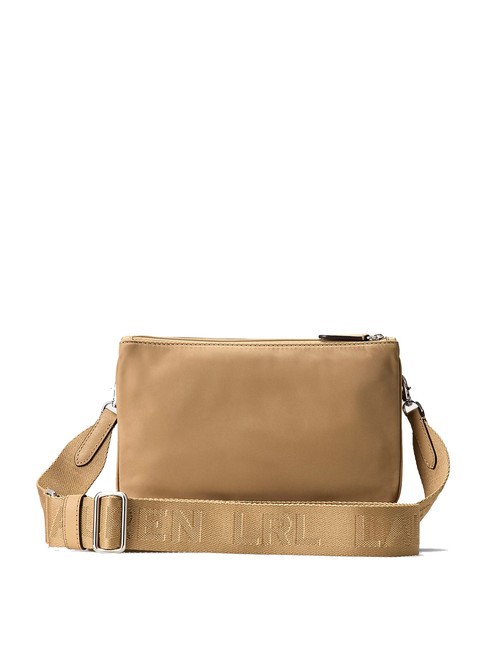 LANDYN Geantă de umăr plată din nailon kaki/kaki - Genți femei