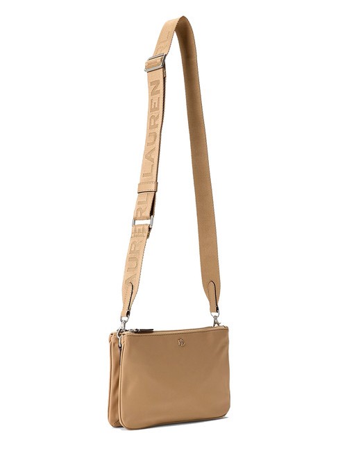 LANDYN Geantă de umăr plată din nailon kaki/kaki - Genți femei