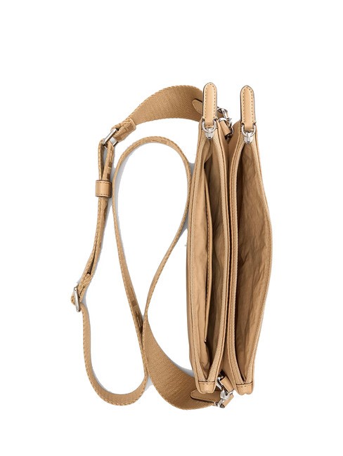 LANDYN Geantă de umăr plată din nailon kaki/kaki - Genți femei