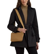 RALPH LAUREN LANDYN Geantă de umăr plată din nailon kaki/kaki - Genți femei - 6