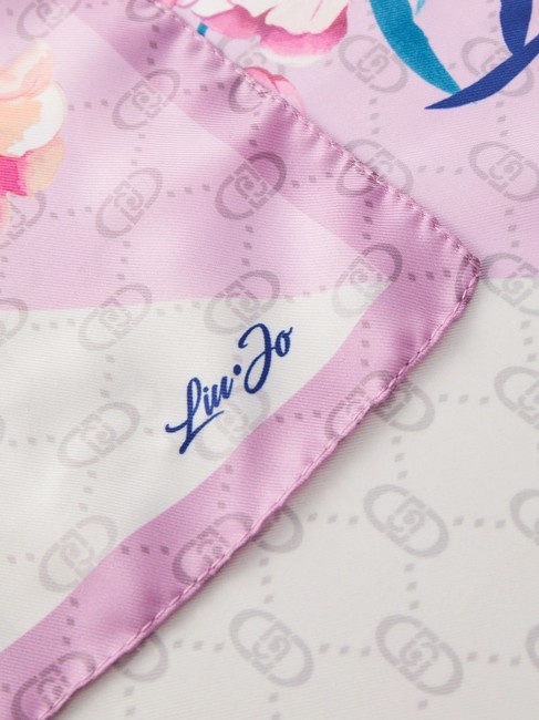 FLOWER CORNER Eşarfă trandafir - Eșarfe