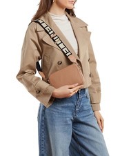 COCCINELLE TEBE Geanta de umar din piele texturata piei - Genți femei - 5