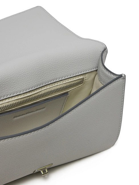 CK JEANS FORGED LOCK  Mini geanta de umar gri miraj - Genți femei