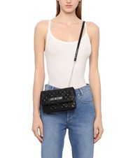 LOVE MOSCHINO QUILTED Geantă de umăr mică po00bx - Genți femei - 5