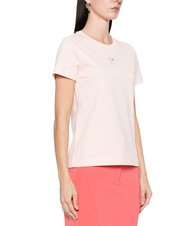 PINKO BUSSOLOTTO Tricou cu logo roz-brun pal - tricou - 2
