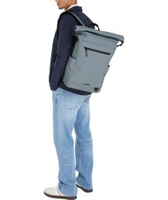 TOMMY HILFIGER TH SEASONAL Rucsac roll top gudron gri - Rucsacuri pentru laptop - 6