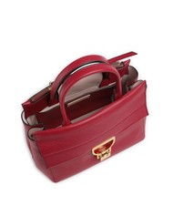 COCCINELLE ARLETTIS Geanta de mana din piele ciocanita sangrie - Genți femei - 4