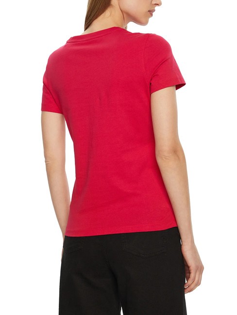 SS CN TRIANGLE LOVE Tricou din bumbac roșu sălbatic - tricou