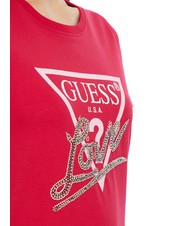 GUESS SS CN TRIANGLE LOVE Tricou din bumbac roșu sălbatic - tricou - 3