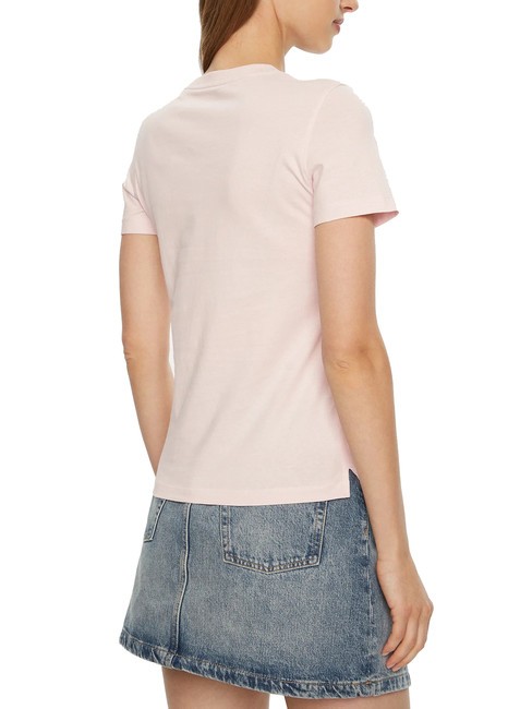 SS CN TRIANGLE LOVE Tricou din bumbac roz cu cheie redusă - tricou