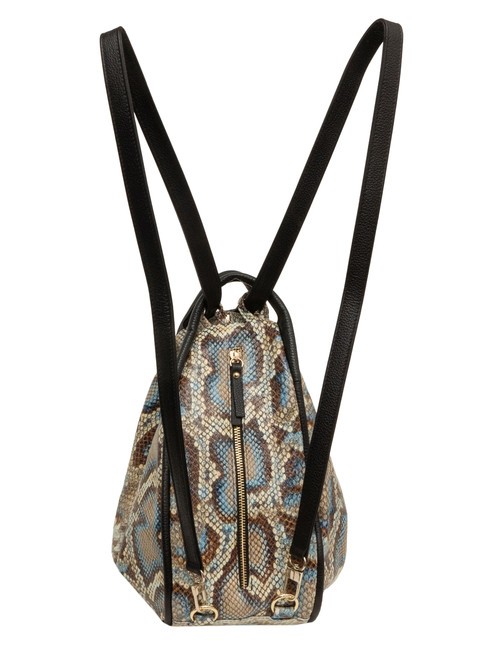 TRIO Geanta rucsac din piele St python piton gri - Genți femei