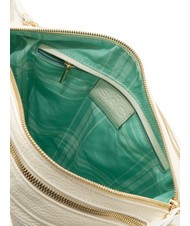 LESAC TRIO  Rucsac din piele ciocanita alb - Genți femei - 8