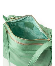 LESAC TRIO  Rucsac din piele ciocanita verde - Genți femei - 8