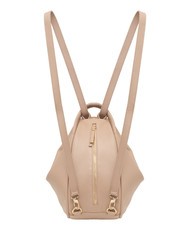 LESAC TRIO  Rucsac din piele ciocanita trandafir - Genți femei - 2