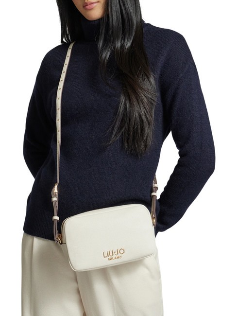 EVRIM Geanta de dormitor Case cu crampoane cremă - Genți femei