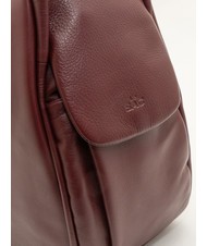 LESAC TRIO Rucsac din piele Nappa visiniu închis - Genți femei - 7